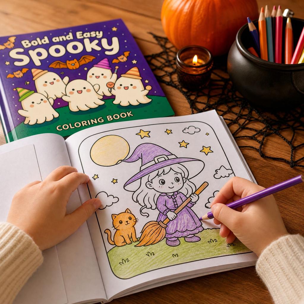 Fun Halloween Coloring Book