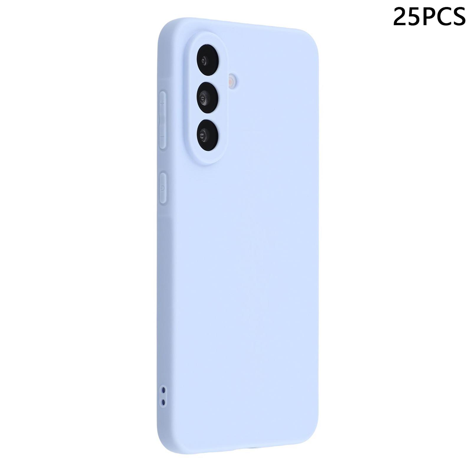 

Bulk Purchasing 25Pcs For Samsung Galaxy A55 5G Case 1.2mm TPU Matte Phone Cover Light Purple