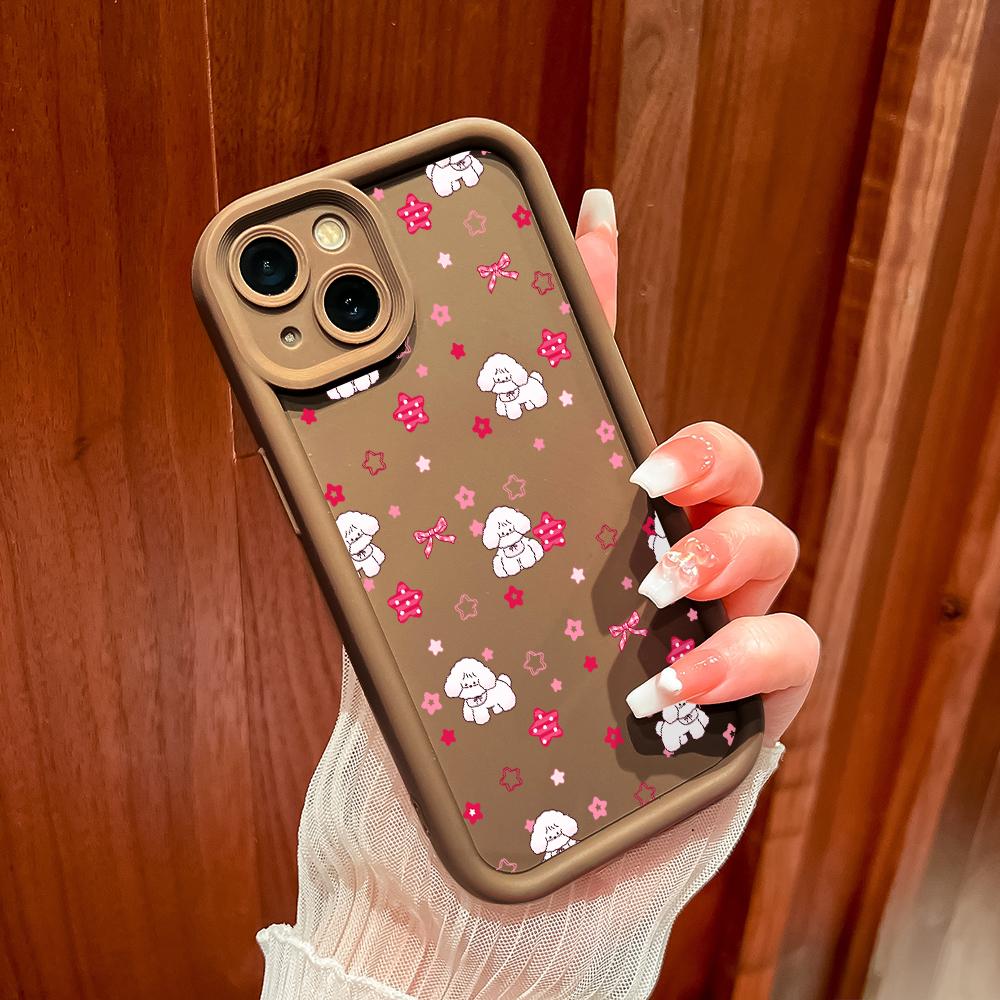 Soft Silicone Square Ladder Printing Pattern Phone Casing Full Cover Camera Shockproof Protection Rubber Case for OPPO Realme