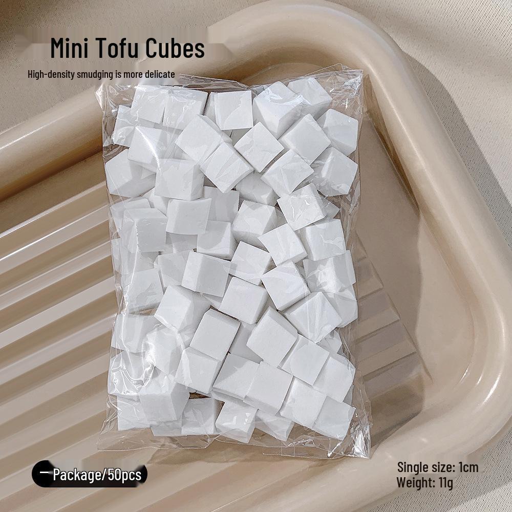 Farbverlauf Gel Nagellack Schwamm Werkzeug - Mini Tofu Block für Rouge Effekte