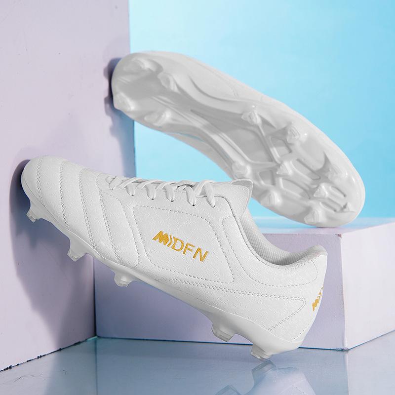 Large Size Low Top Football Boots Men's AG Long Spikes TF Broken Nails Student Training Shoes Children Adult Football Boots Foreign Trade