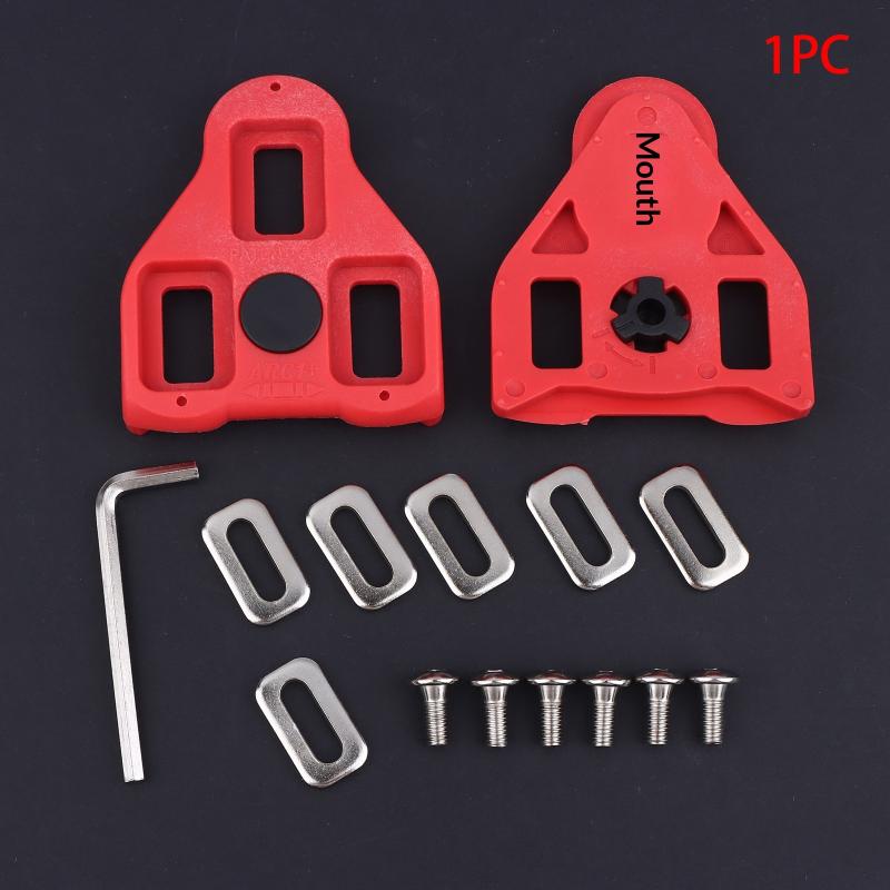 

9 Degree Float Cycling Parts Clips Nut Cleats Bicycle Cleats Set Bike Shoes Cleats Pedals Cleat Set Lock Pedal