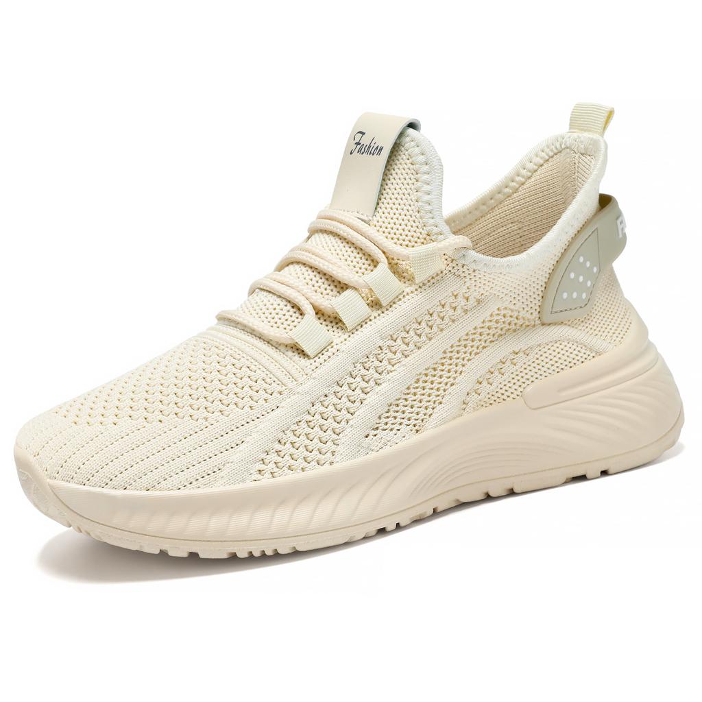 Women's Shoes Soft Soles Are Not Tired Feet, Summer Platform Shoes Breathable Fly-woven Sports Shoes Comfortable Casual Shoes Shoes Women's Versatile