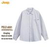 JEEP Men's Casual Striped Long-Sleeve Shirt