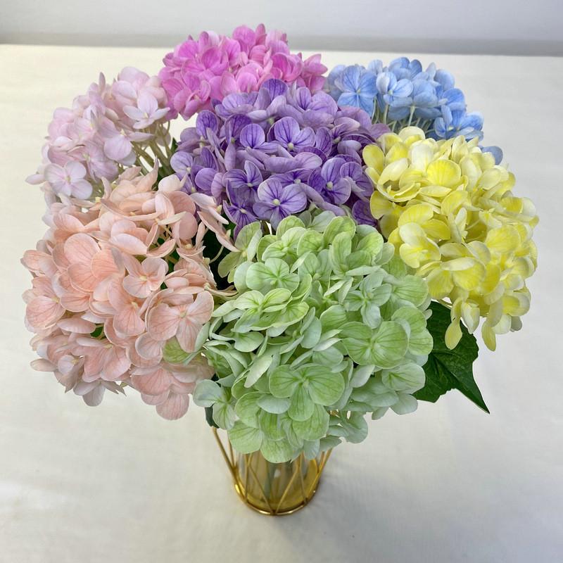 Petal Realistic 72 Soft Touch Artificial Hydrangea Flowers Wedding Decor Home