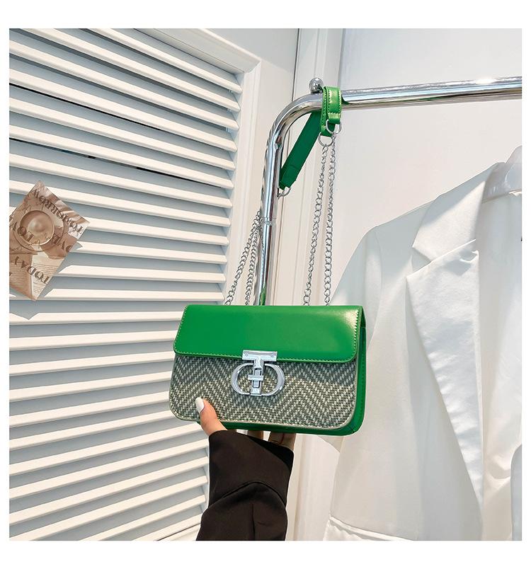 2025 New Trend Retro Light Luxury Portable Small Square Bag Temperament Commuter Quality Chain Casual Shoulder Messenger Bag Women