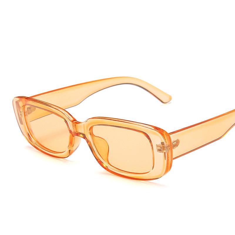 Lunettes De Soleil Rétro Forme œil De Chat – Verres Polarisés, Couleur Orange – Monture PC – Accessoire Mode Femmes, Filles