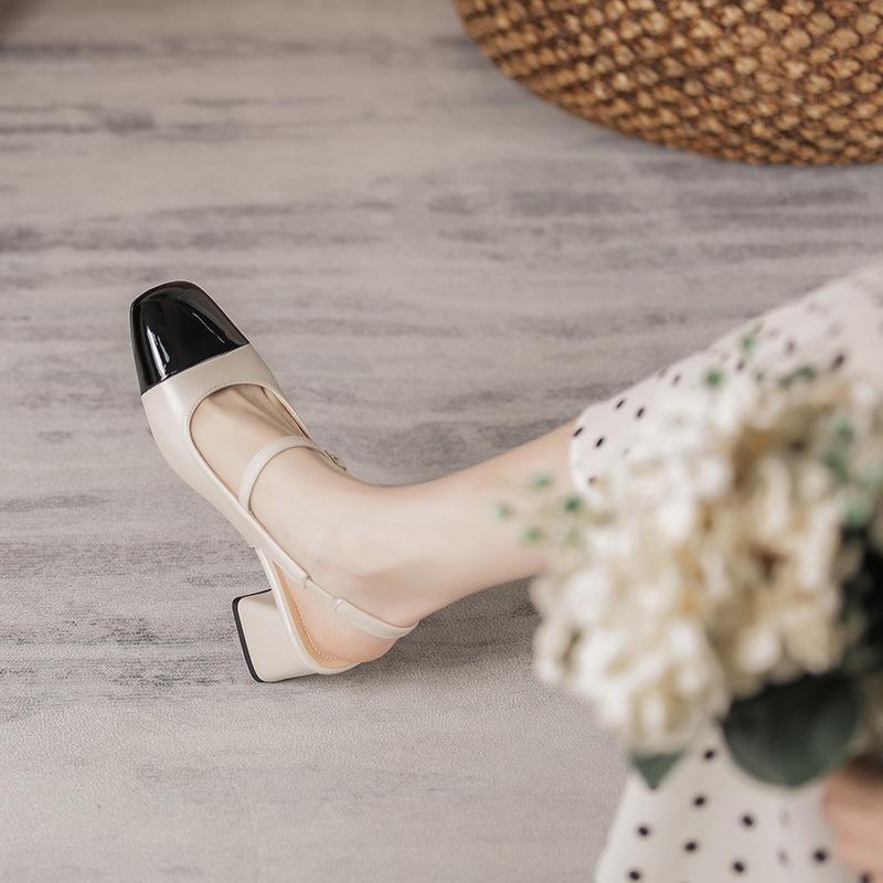 

Профессиональная работа одинарная обувь женская простая надпись с квадратным носком толстый каблук сумка голова повседневная женская обувь 34 абрикосовый