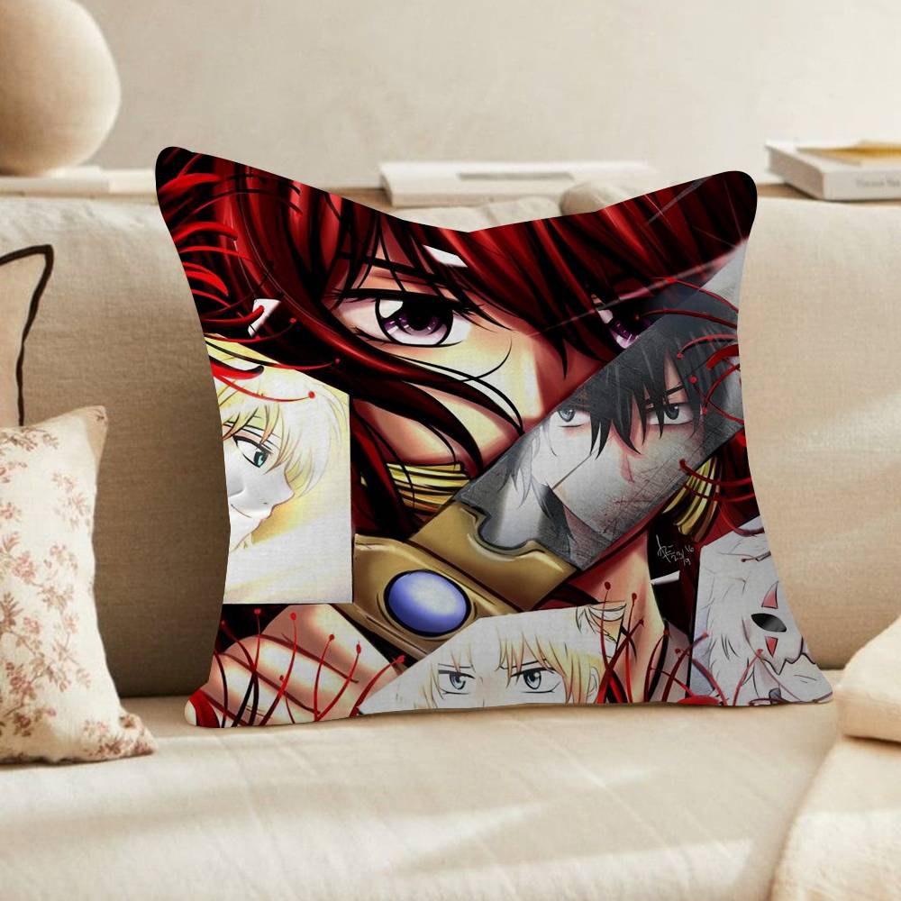 Anime Yona of the Dawn Kissenbezug Zoll Bauernhaus Dekor Heim Überwurfskissenbezüge für Sofadekorationen