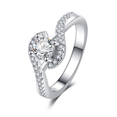 Europäischer und Amerikanischer Modetrend Ring Zirkonring Damen Hand Schmuck