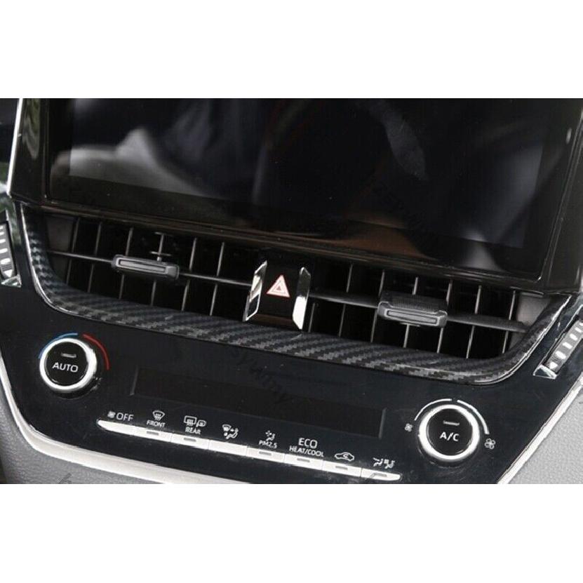 Console Air Outlet Vent Trim Carbon Fiber For Toyota GR Corolla Hatchback 2023+