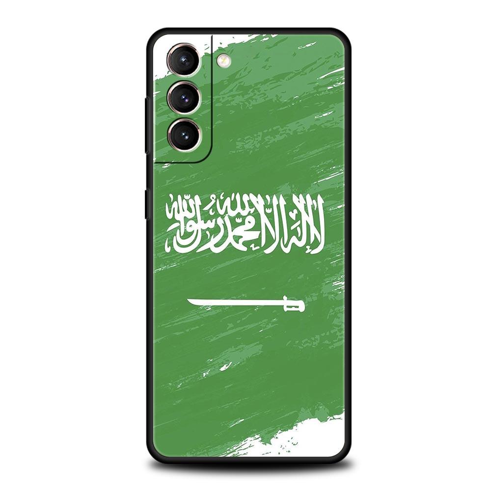 Königreich Saudi-Arabien Flagge Handyhülle Für Samsung Galaxy S24 S23 S22 S20 Ultra S21 FE 5G S10 S9 Plus S10E S8 Weiche Hülle