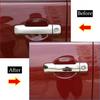 For Toyota FJ Cruiser 07-21 ABS Silver Exterior Side Door Handle Cover Trim