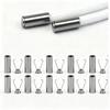 Heavy Duty Cord Locks Adjustable Metal Clips Secure Fastening for Shoelaces Bags Hoodies DIY Crafts Organizing Cables