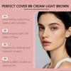 Light Coffee Soft Concealer BB Cream, Natural Lightweight Skin-Fit Long-Lasting Hydrating Clear All Skin Types