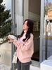 1011 autumn and winter women's thickened soft cashmere turtleneck long-sleeved pullover shoulder sleeve casual lazy sweater