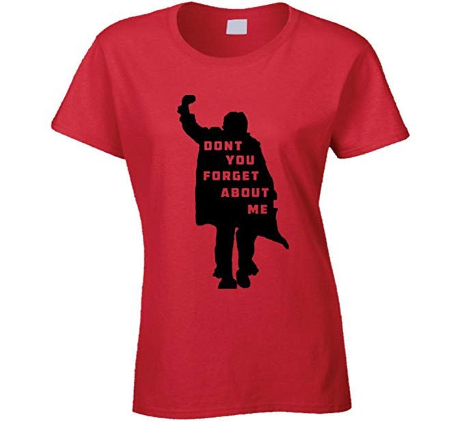 Breakfast Club Never Forget Red Junior Women s T-Shirt 3XL