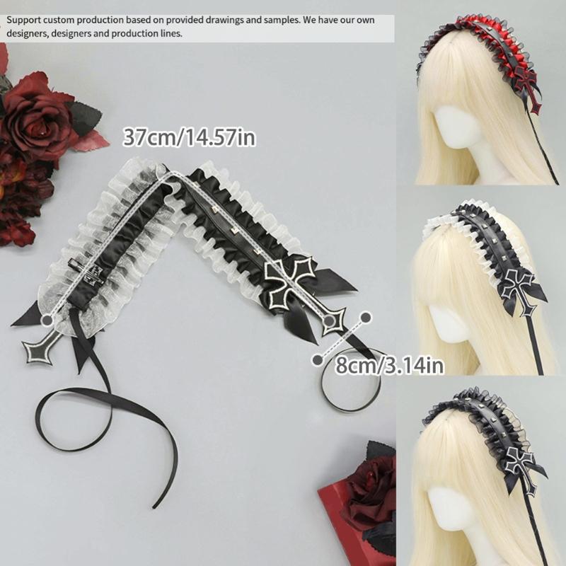 Bows Hairbands Adorkable Photo Props Halloween Anime Headbands Party Headpiece Fun Headbands for Music Festivals