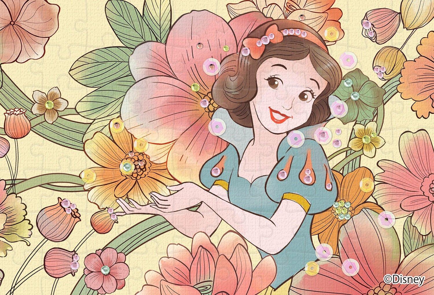 

Пазл Epoch 70 элементов Disney Royal Floral (Белоснежка) [Украшение головоломки] (10x14,7см)