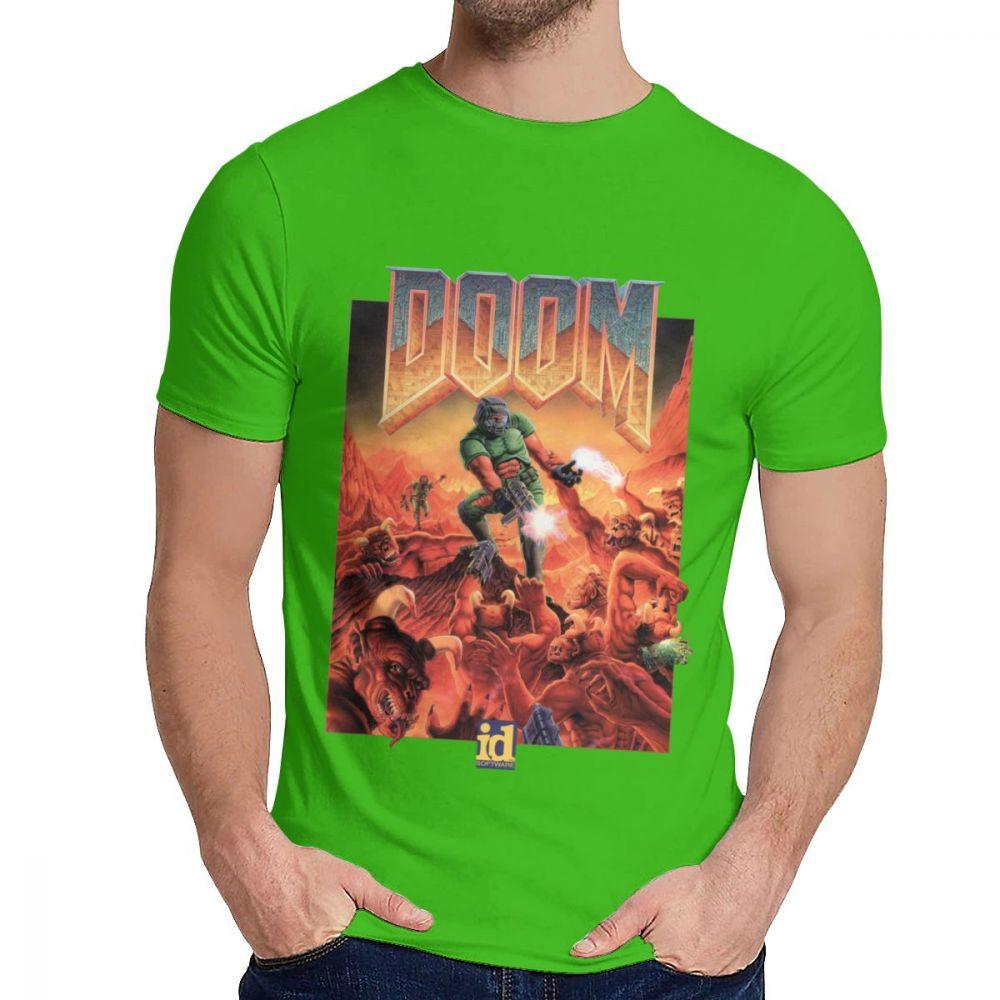Picture Custom Doom Ii Hell On Earth 1994 T Shirt For Male Summer Cool Man 100