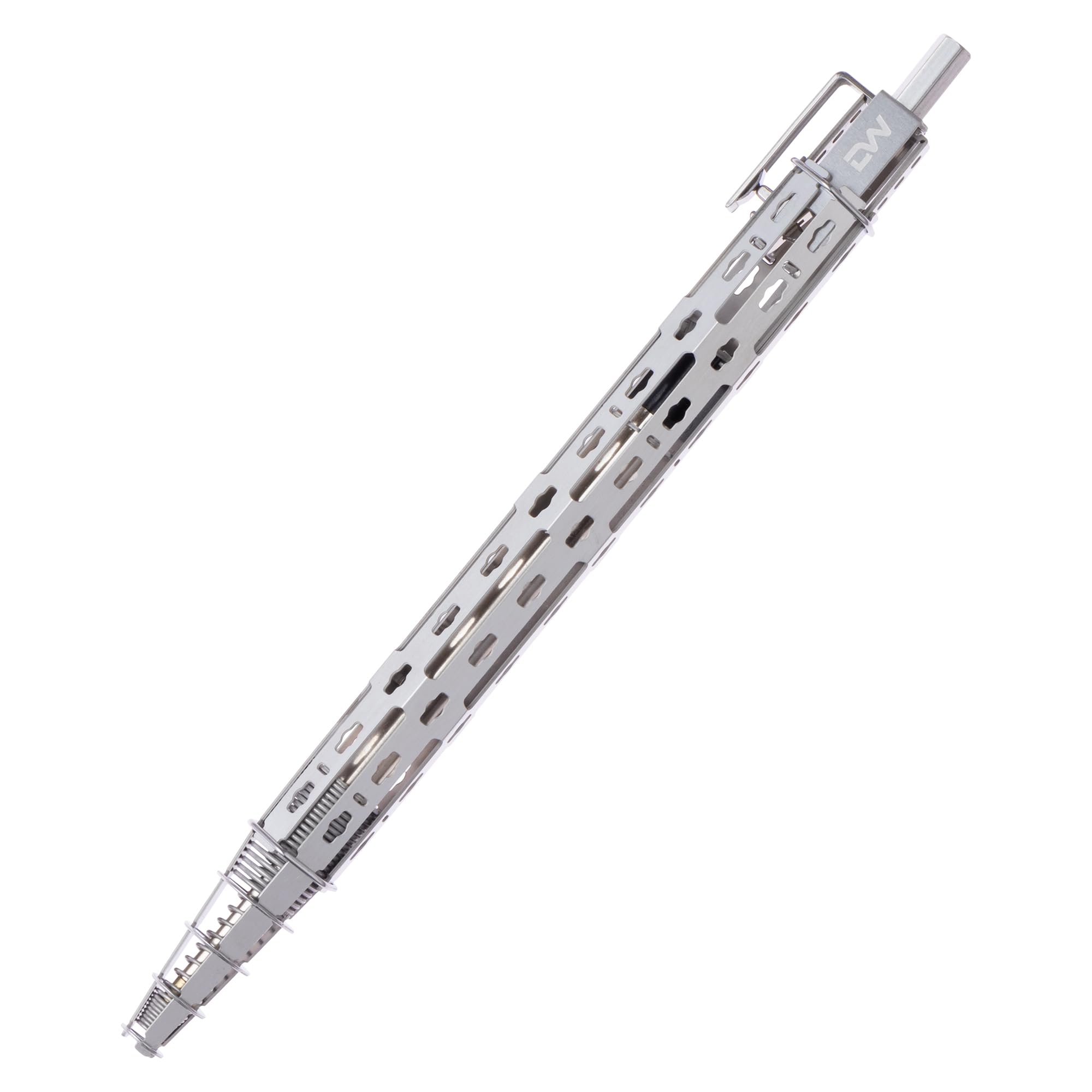 

DAREWORKS Stainless Steel Ballpoint 144mm x 10mm Assembly.Craft Pen, Silver,