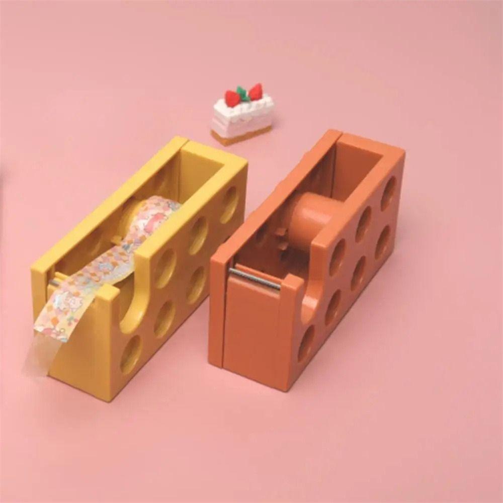 Paper Tape Adhesive Tape Holder Building Block Roller Tape Holder Tape Dispenser  Packing Tools