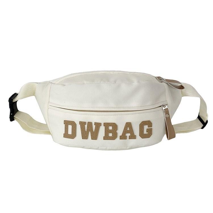 

Spacious Korean Style Nylon Crossbody Bag With Trendy Color Blocking For Unisex Use