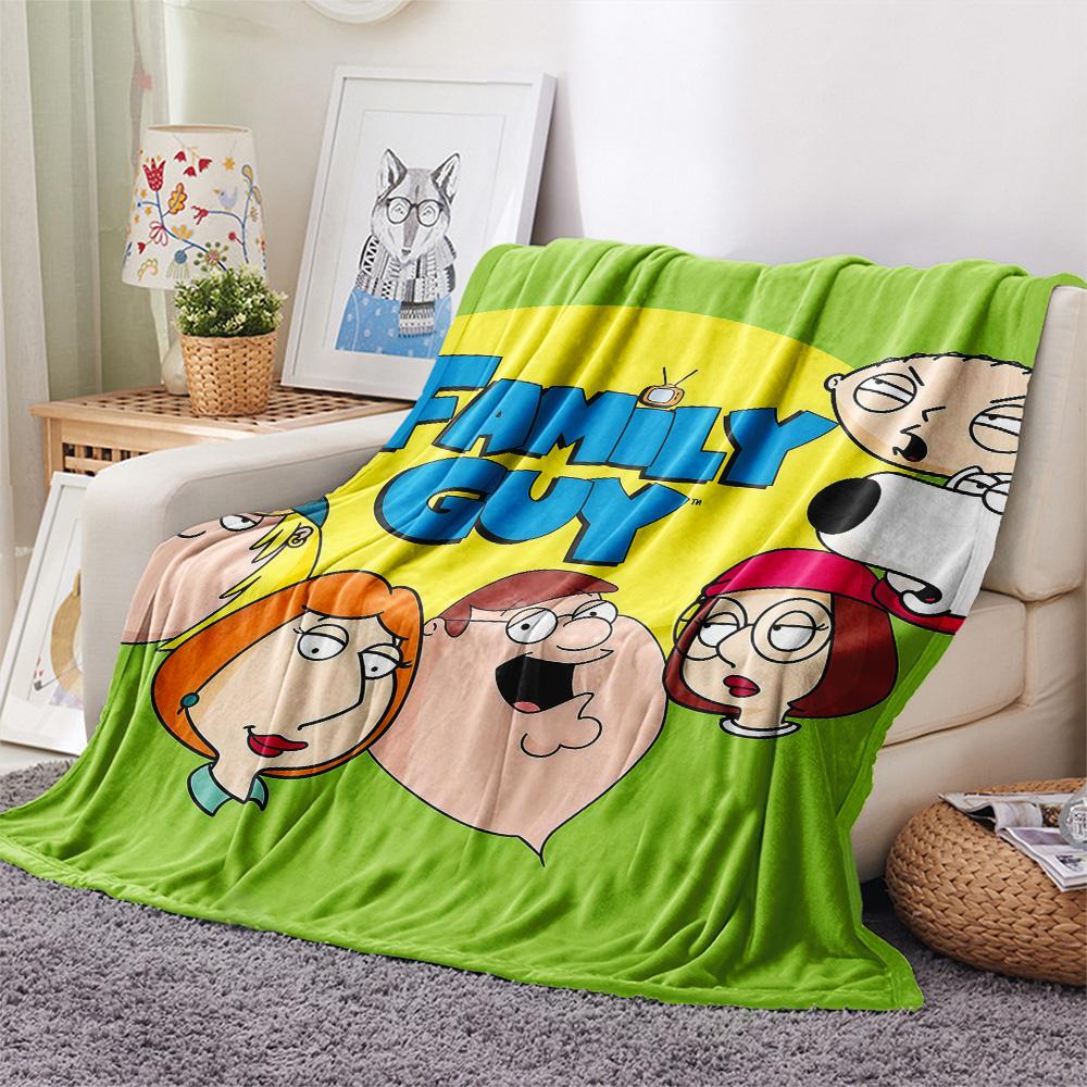 Family Guy2 Flannel Blanket, High quality Comfortable for All Seasons, Home Decor, Warmth and Comfort