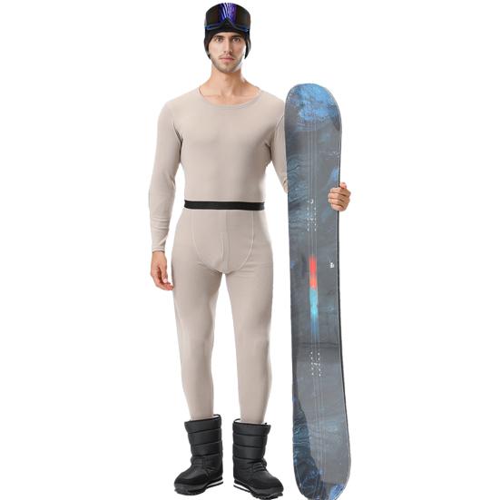 Thermal Underwear for Men Fleece Lined Long Johns Set 2 Piece Shirts And Pants Base Layer for Cold Weather Winter