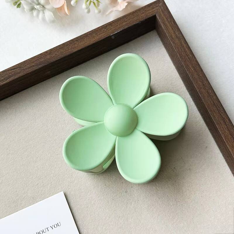 Fashion Flower Hair Claws Clips For Women Girls Sweet Large Hair Clip Clamp Ponytail Hairpins Hawaiian Hair Accessories Headwear