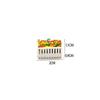 10pcs Multistyles Simulation Flower Bed Plastic Rectangle Flowerbed Park  Minihouse Accessories