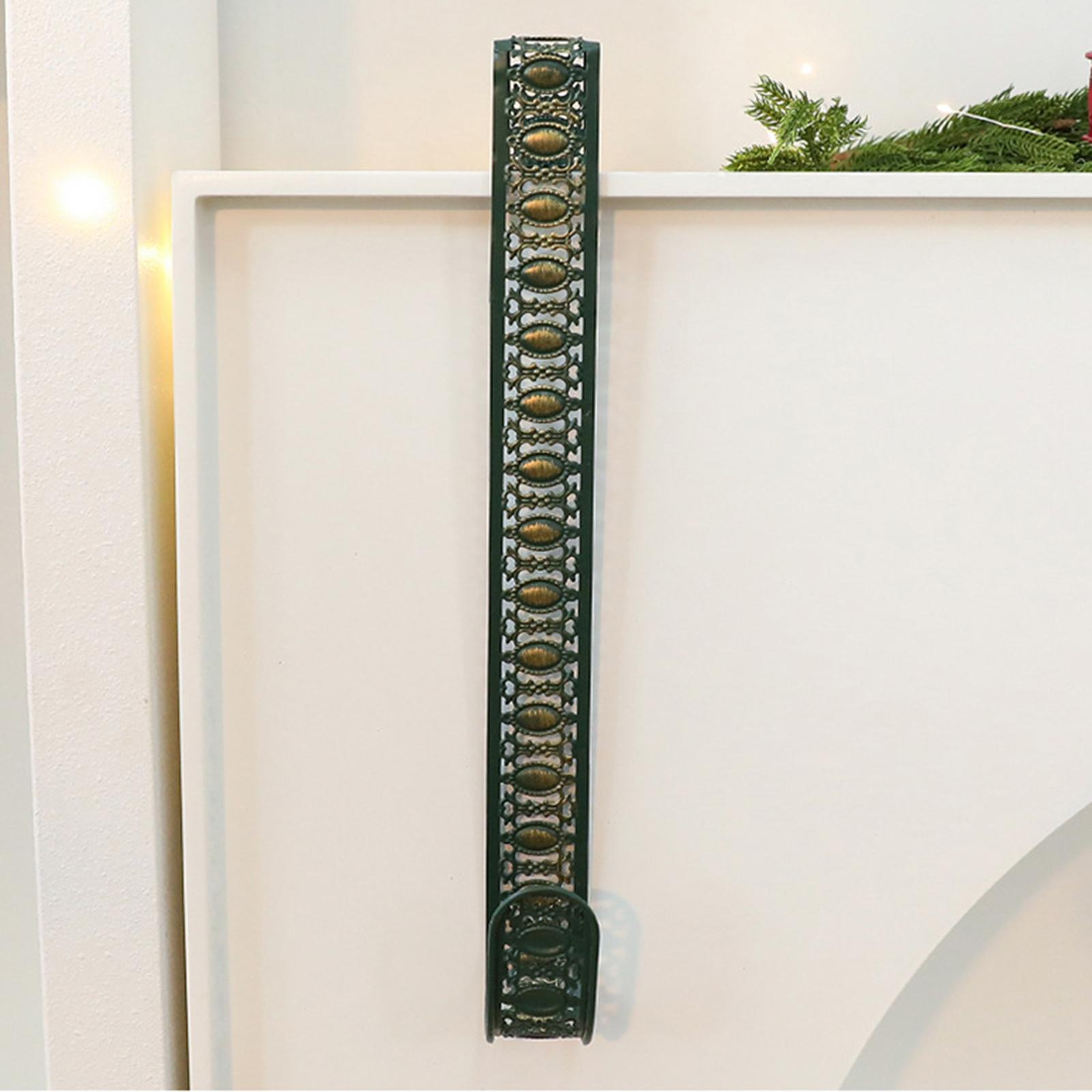 

Iron Christmas Wreath Hook, Christmas Door Hanging, Christmas Decoration Wreath Hook One Size зелёный