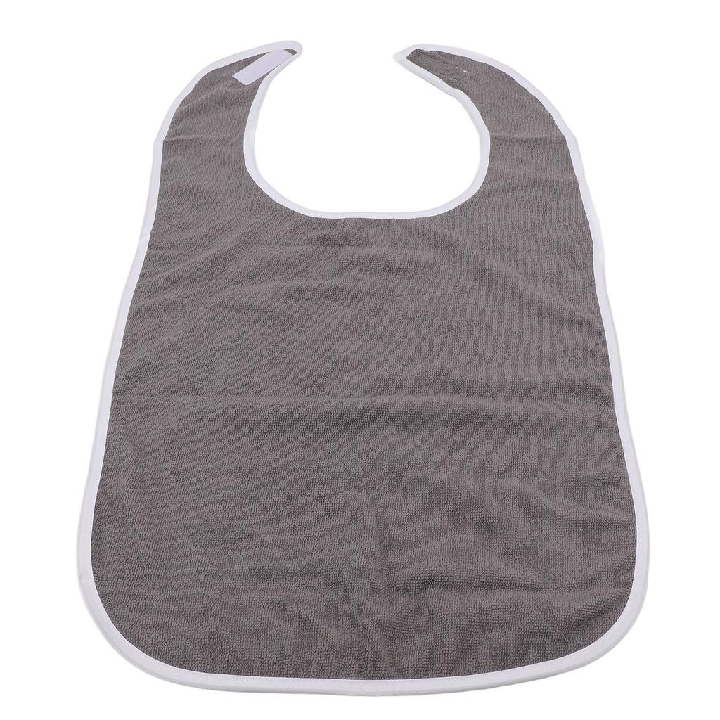 Adult Bib   Hook and   Machine Washable Senior Dining Clothing Protector for Eating Nursing Homes