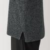 MUJI Women's Yak Blend V-Neck Sweater, BA1P9A4A, Charcoal Gray, Size M