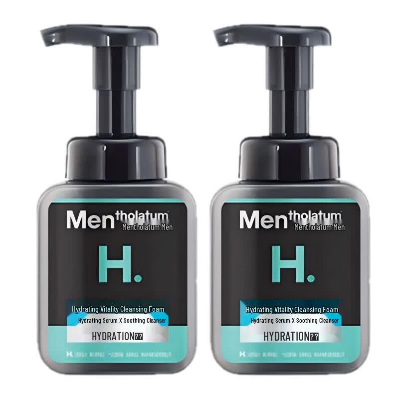 Mentholatum Men s Moisturizing Revitalizing Facial Foam (150ml Twin Pack)