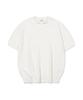 GNOK Silk Collared Short Sleeve Knit [Ivory]