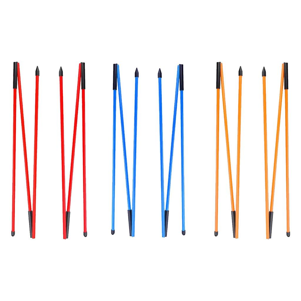 2pcs Golf Alignment Rods Training Sticks Aids for Aiming Trainer