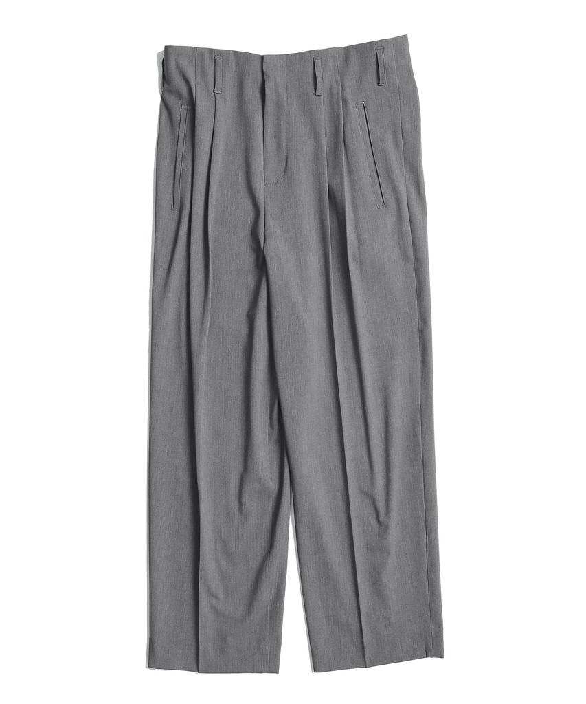 FILLCHIC Double-Pleat Pants (Gray)
