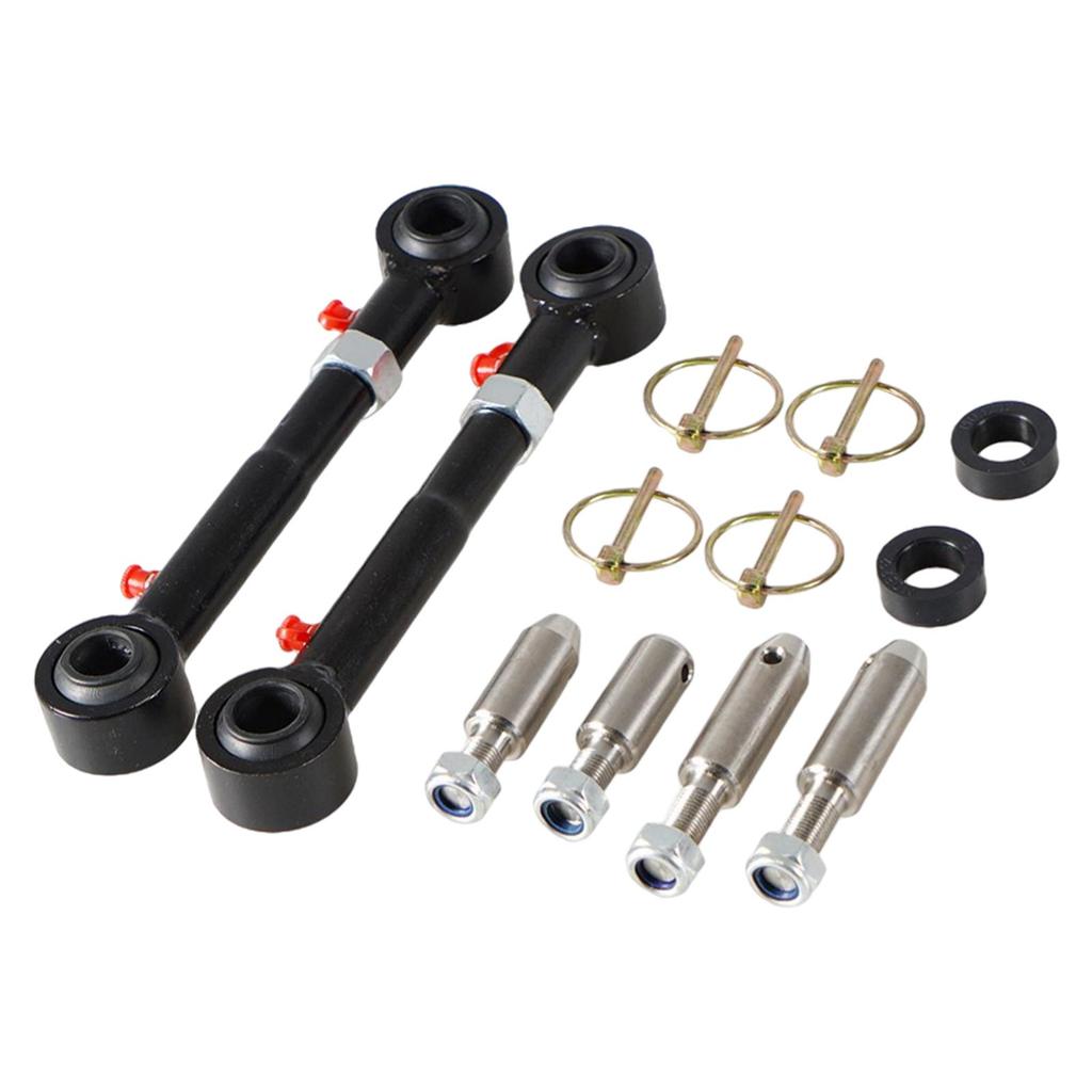 Front Sway Bar Links Disconnects Stainless Steel for JK Jku 2007-2018 Car Replacement Stabiliser
