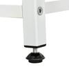 Supporto per Fiori, Supporto per Piante, 7 Livelli, per Aree Interne ed Esterne, Acciaio, Bianco, 65 x 23 x 94,5 cm