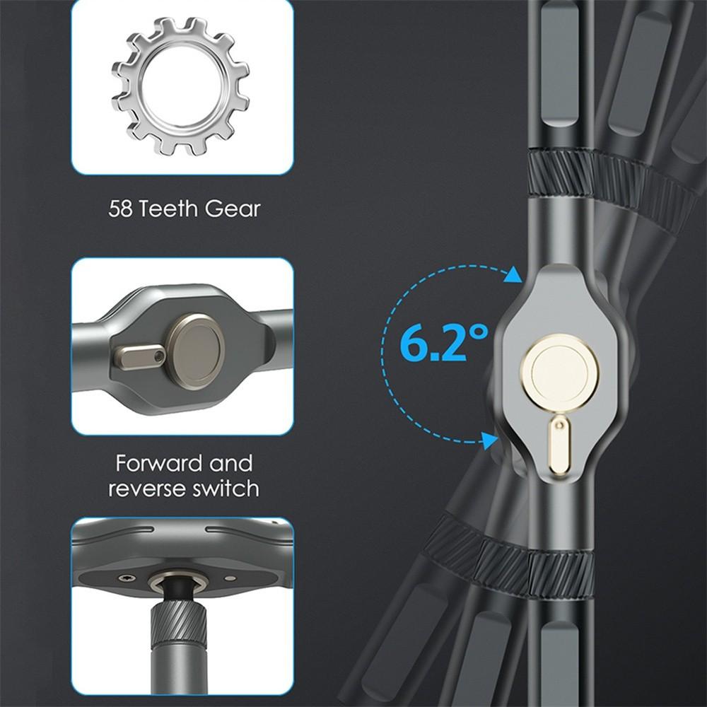 24 In 1 Magnetic Ratchet Screwdriver Set Removable Self-assembly Precision Screwdriver Kit Home Appliances DIY Repair Tool Kit