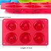 Silicone Donut Mold Silicone Chocolate Mold Mini Pastry Bread Cake Mold Non-Stick Baking Mold Donut Maker Dessert Making Tool