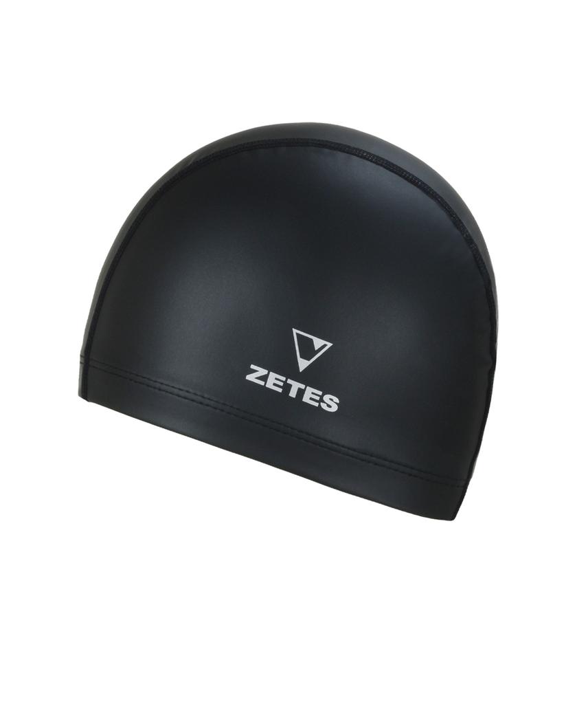 Jeteseu Flex Shield Icon Black Urethane Coated Swim Cap