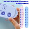 Ruler Mathematics Decomposition Ruler Stationery Ruler Addition Digital Teaching Children Ruler Decomposition And Subtracti N9M5