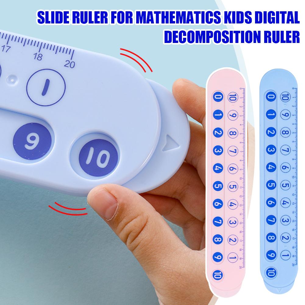 Ruler Mathematics Decomposition Ruler Stationery Ruler Addition Digital Teaching Children Ruler Decomposition And Subtracti N9M5