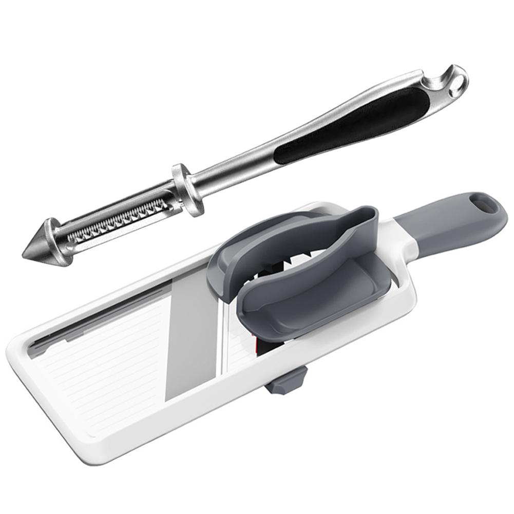 

FE# Peeler Slicer Set Food Veggie Chopper Удобная ручка Легко чистить Нескользящий Ha