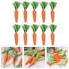 10Pcs Artificial Carrots Mini Simulation Carrots Realistic Faux Carrot Ornaments for Home Easters Party Table Decoration