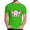 Design Cute Tooth Fairy Dentist Dental Dentistry Hygienist T Shirt Man Summer Cool Man 100