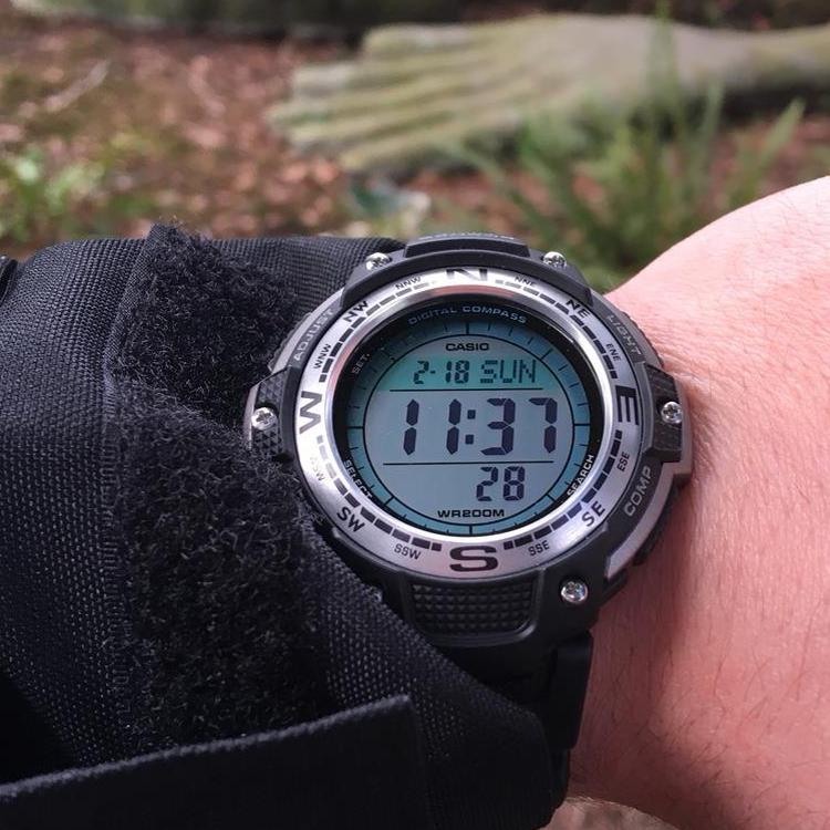 Casio Men PRO TREK Silver Watch SGW-100-1V SGW-100-1V