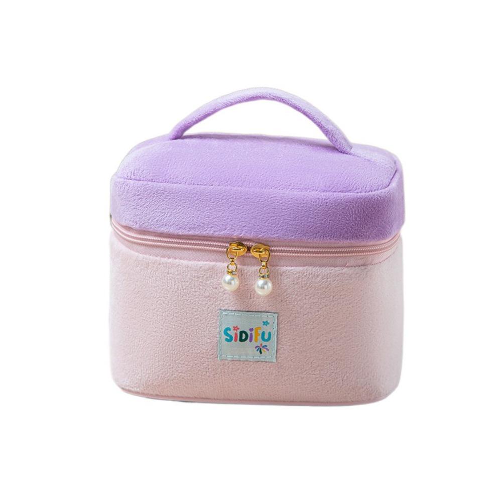 

Портативна косметичка велика місткість подорожі мила косметичка для дому фіолетовий